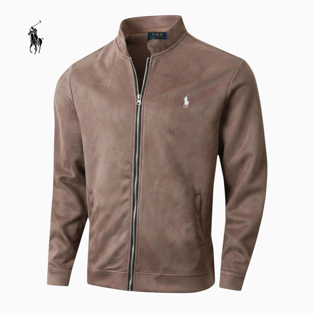 Velmor™ | Suede Zip Jacket