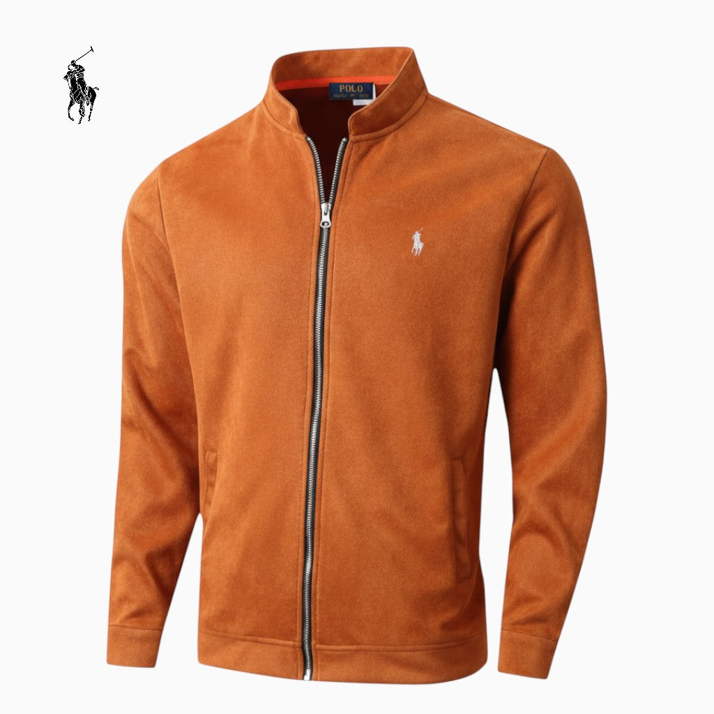 Velmor™ | Suede Zip Jacket