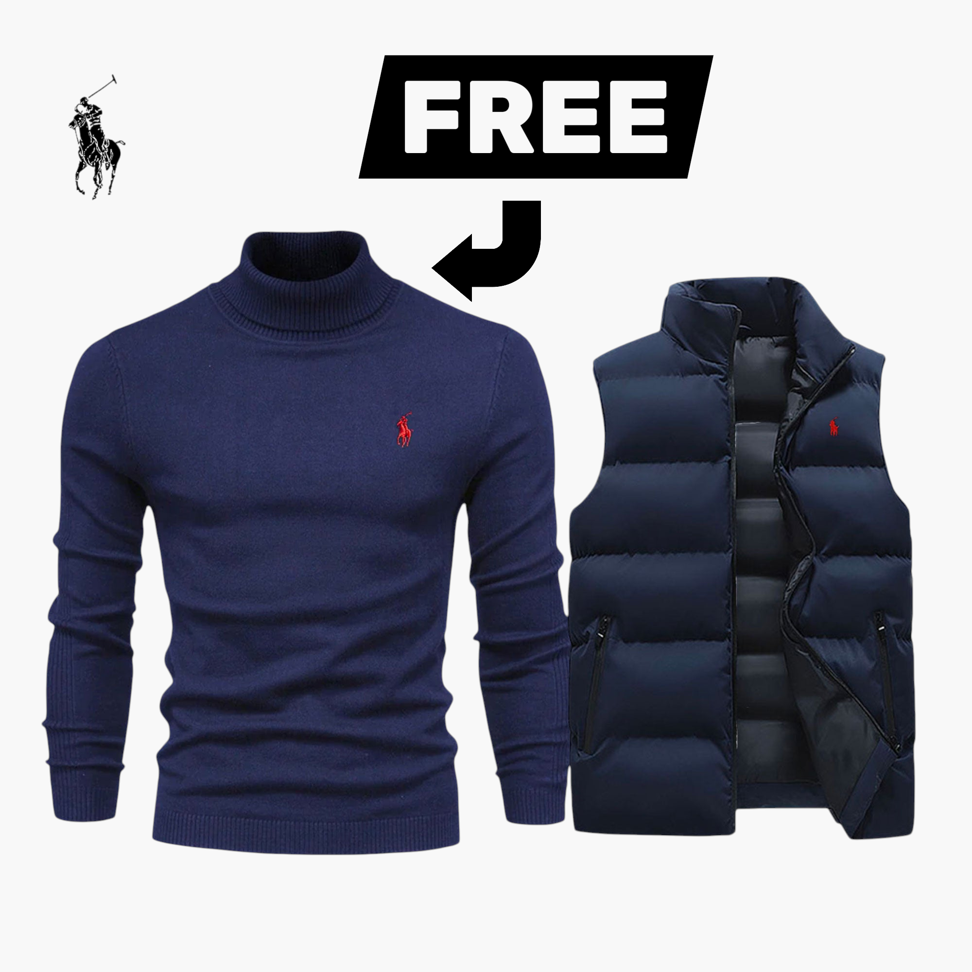 Arden RL™ | Knit Gilet + Free Sweater – Clearance Sale