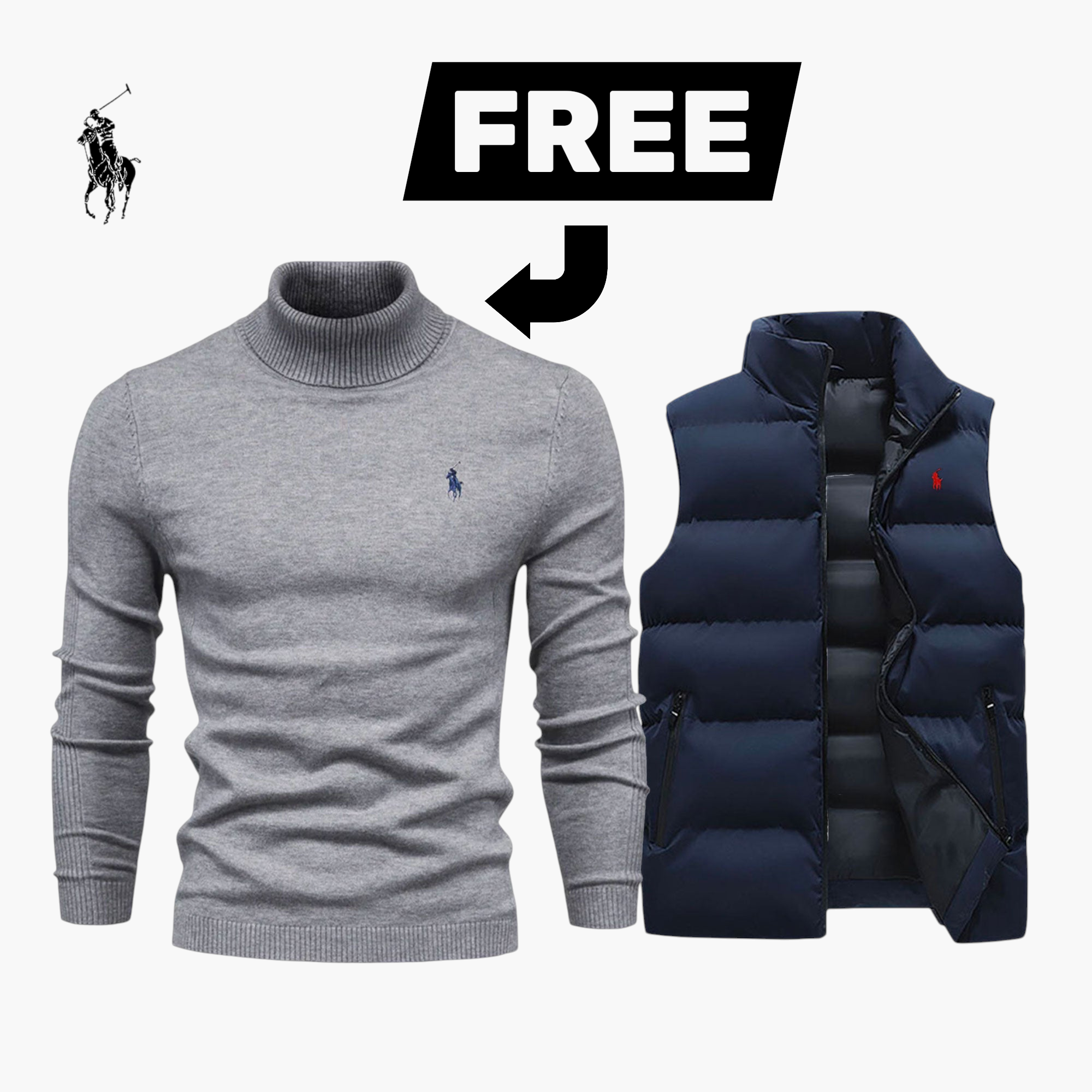 Arden RL™ | Knit Gilet + Free Sweater – Clearance Sale