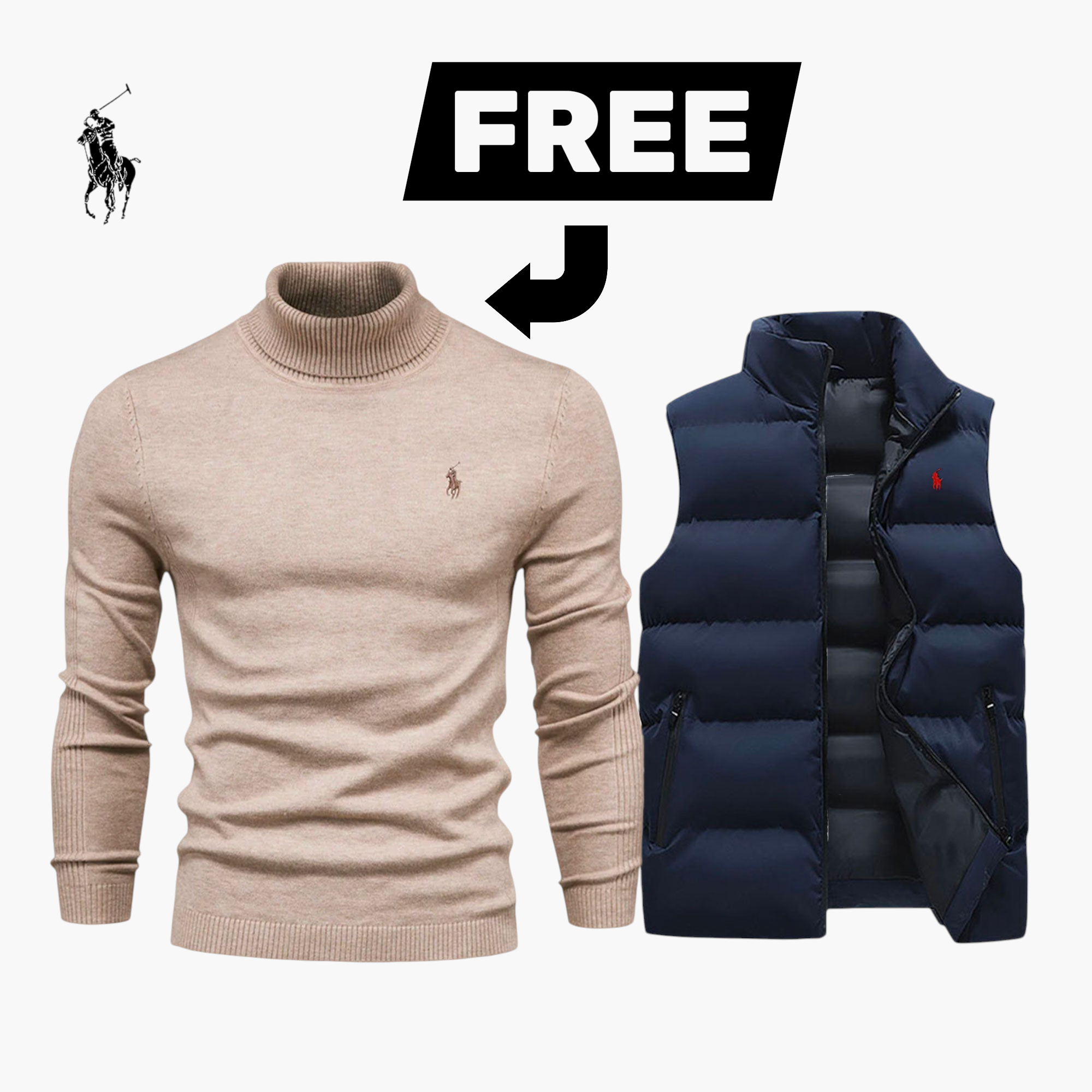 Arden RL™ | Knit Gilet + Free Sweater – Clearance Sale