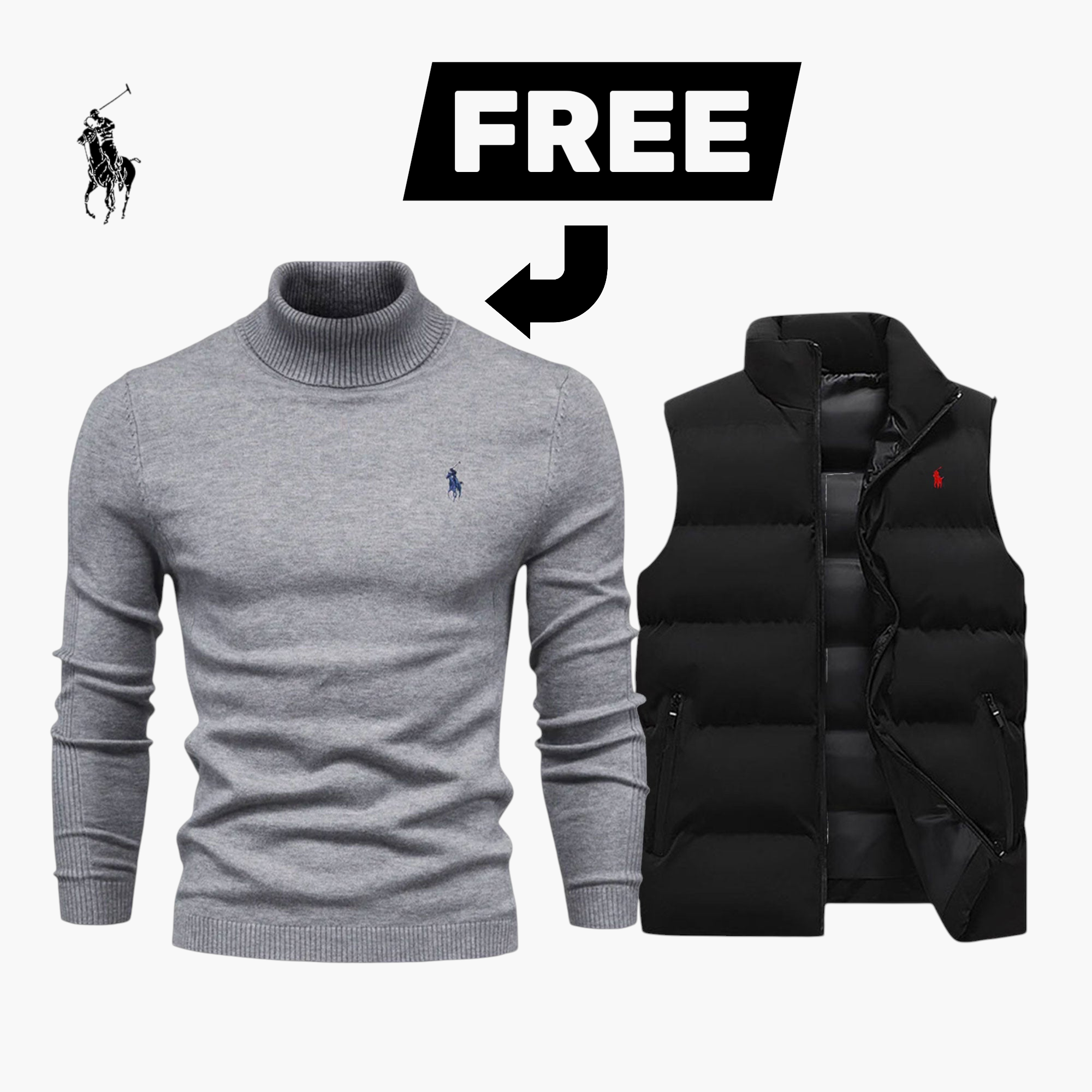Arden RL™ | Knit Gilet + Free Sweater – Clearance Sale