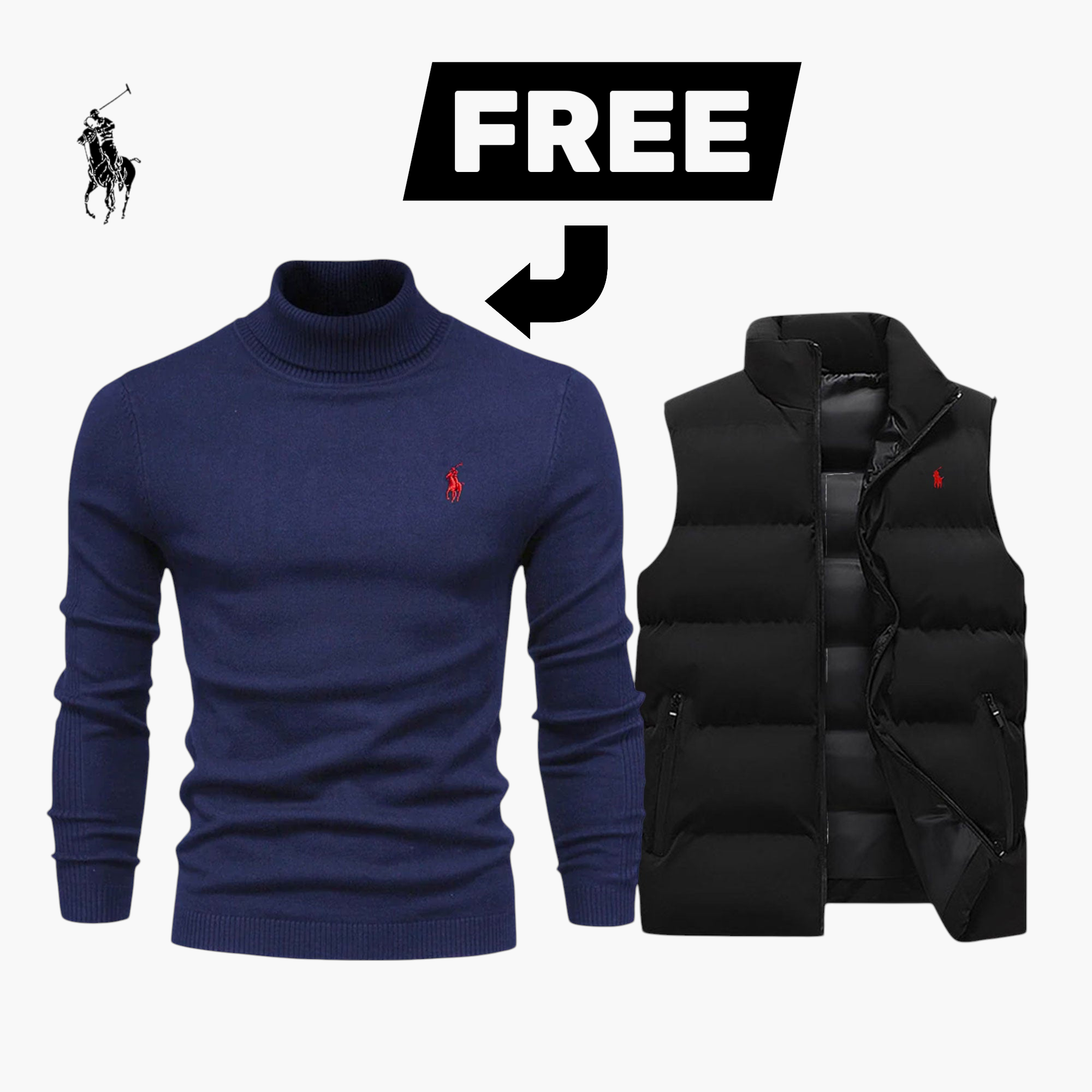 Arden RL™ | Knit Gilet + Free Sweater – Clearance Sale