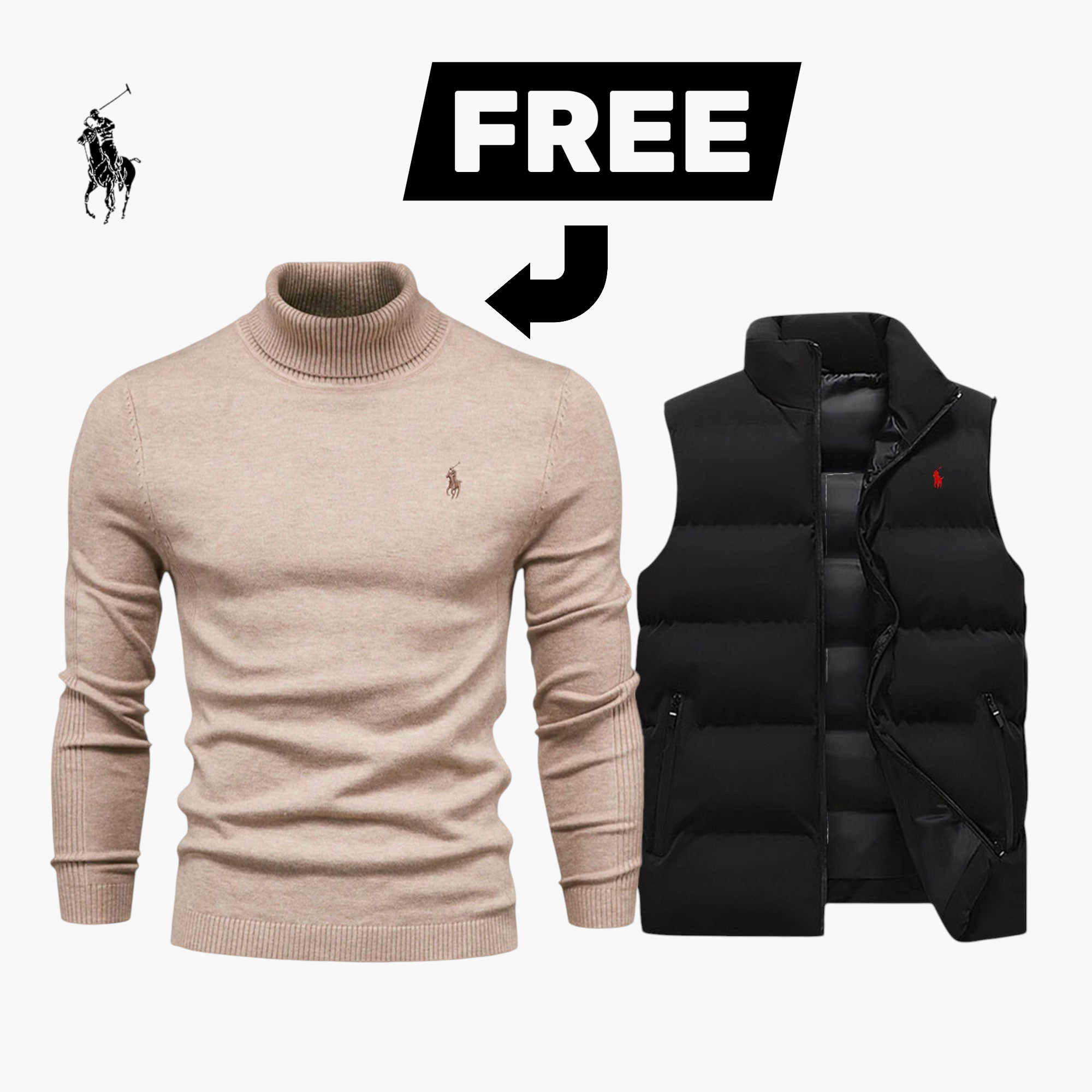 Arden RL™ | Knit Gilet + Free Sweater – Clearance Sale