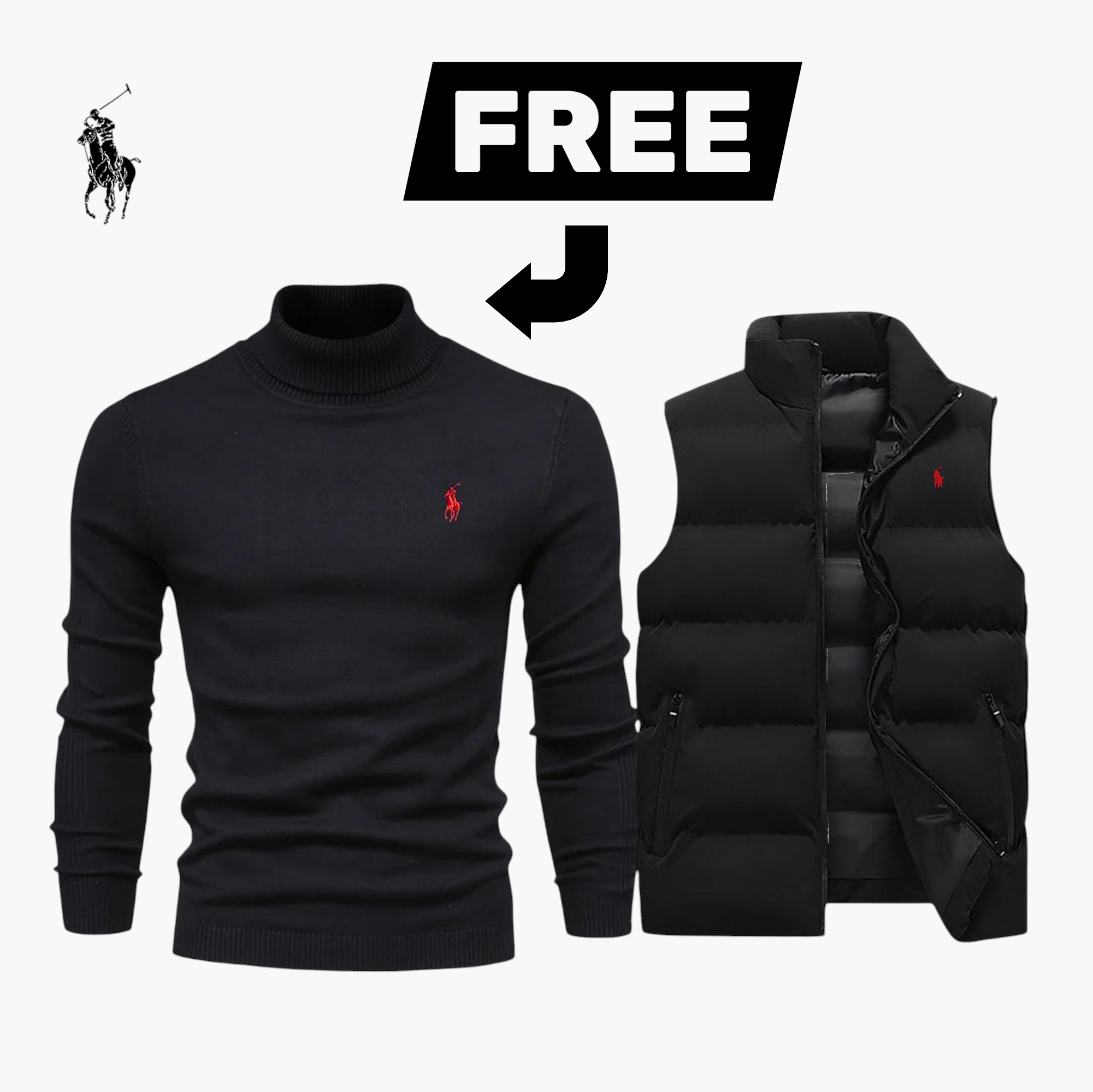 Arden RL™ | Knit Gilet + Free Sweater – Clearance Sale