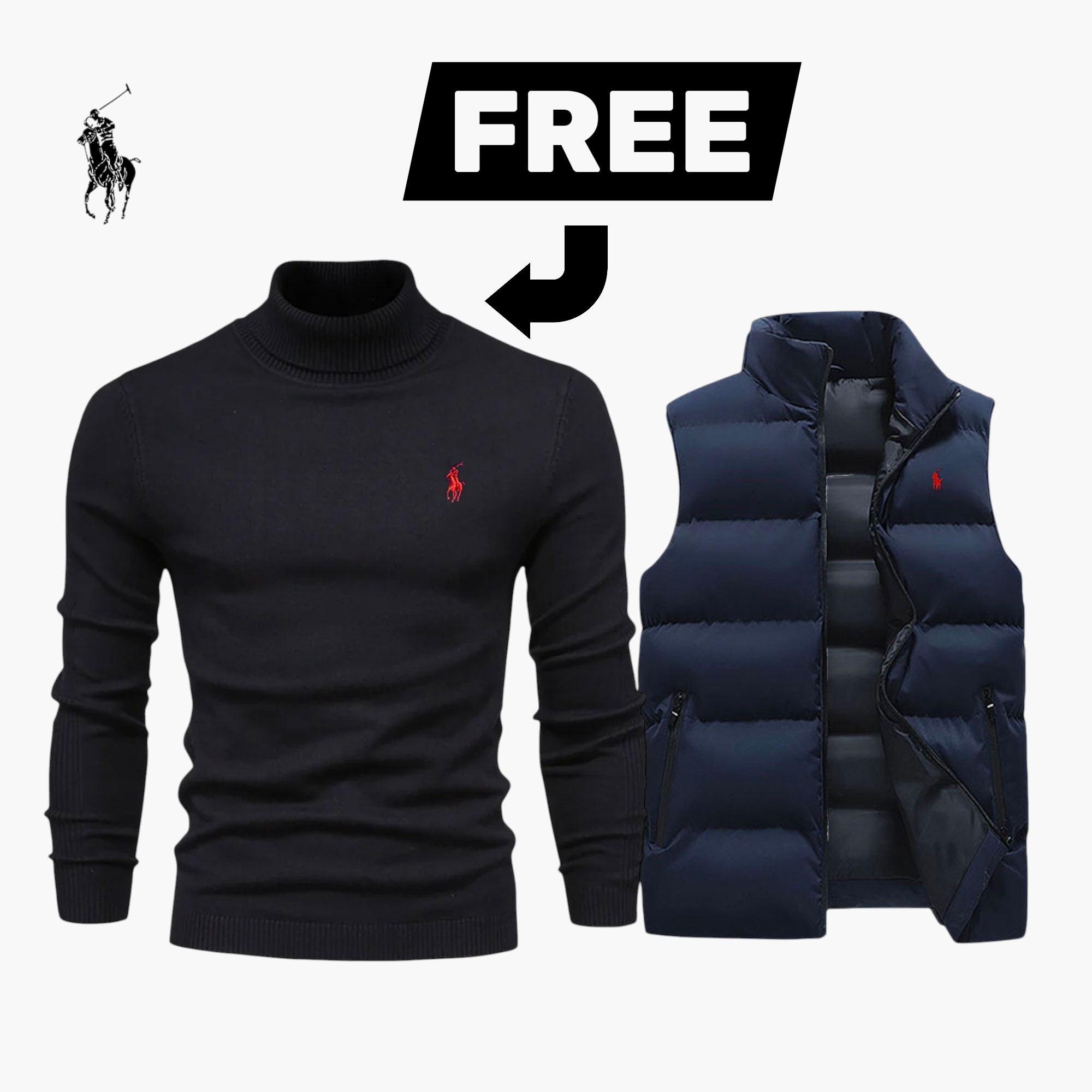Arden RL™ | Knit Gilet + Free Sweater – Clearance Sale